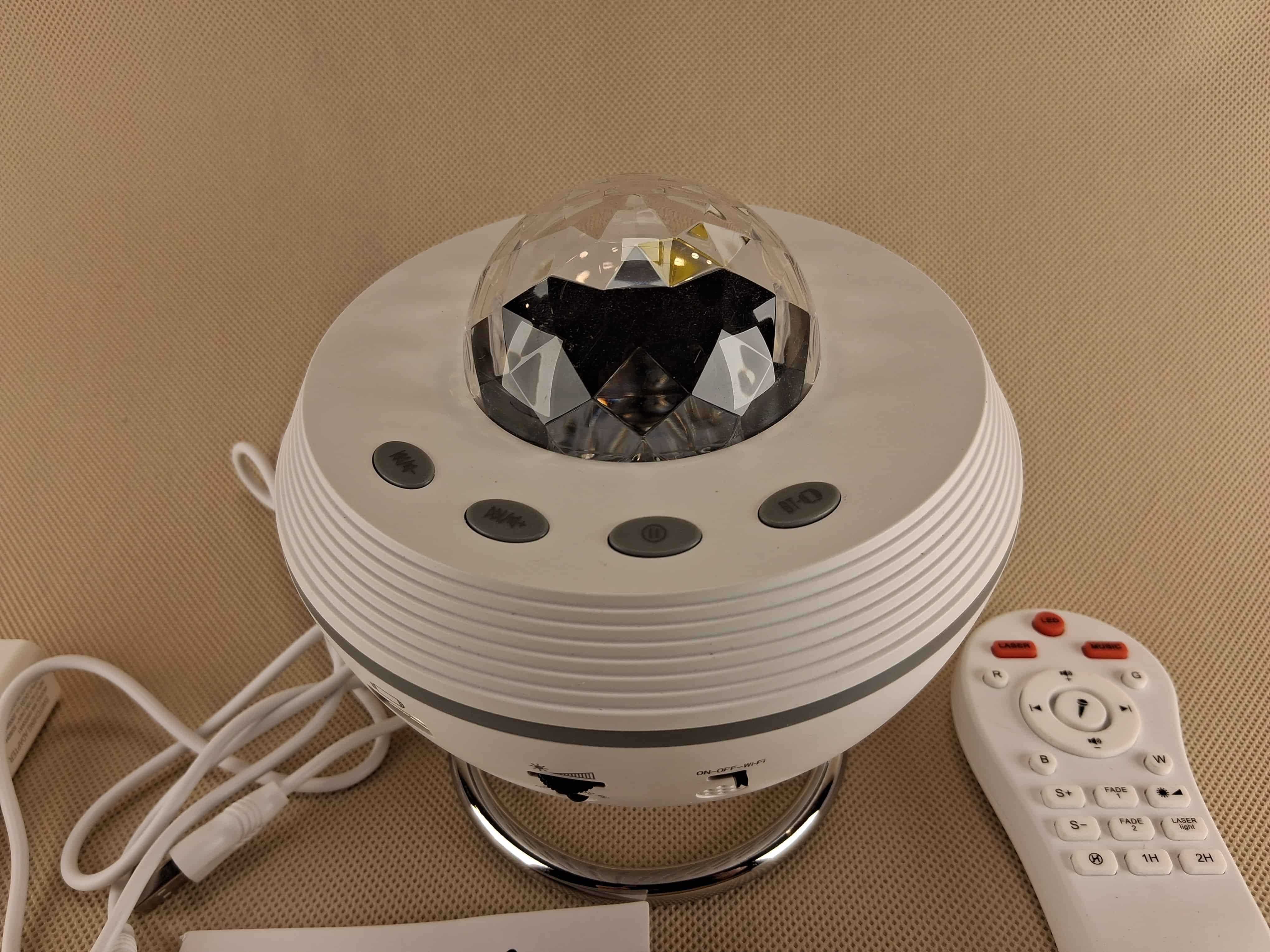 M000 Projektor Gwiazd Smart Wi-Fi Muzyczny Laser Galaktyka Pilot
