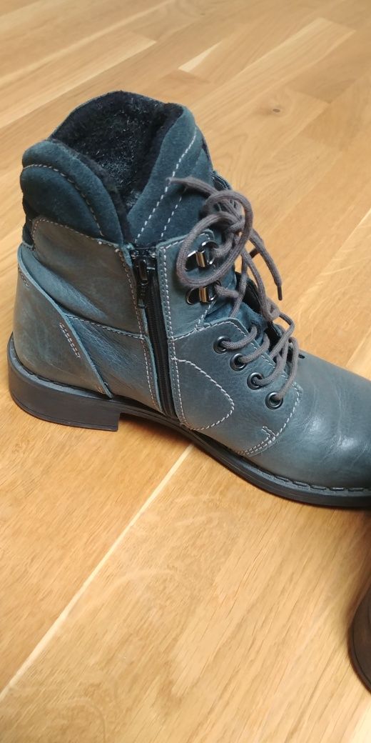 Śliczne buty, botki, kozaczki Josef Seibel r 36 dla dziewczynki