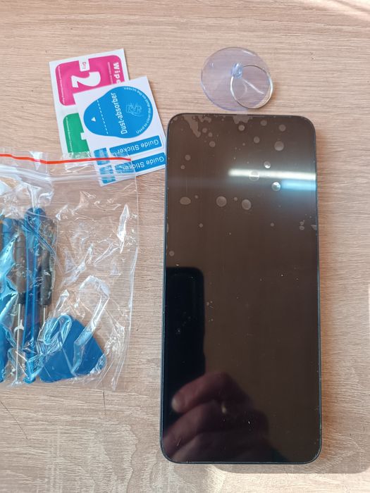 Дисплейный модуль в сборе для Xiaomi Poco M6 4G (с рамкой)