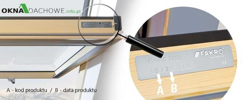Roleta FAKRO ARF 78x118 kolory standard