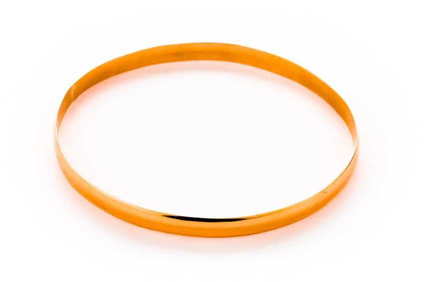 Złota Bransoletka - Koło - Bangle - 14K - 13,11g - KRAKÓW