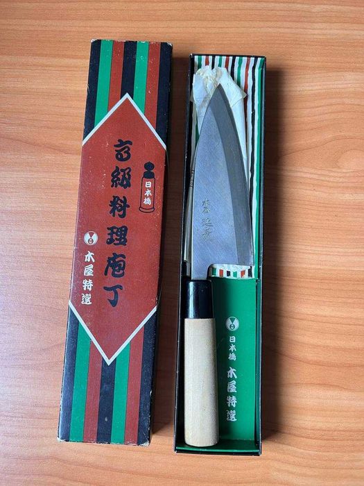 Кухонный японский нож Деба Kiya Tokusen Honyaki 155мм