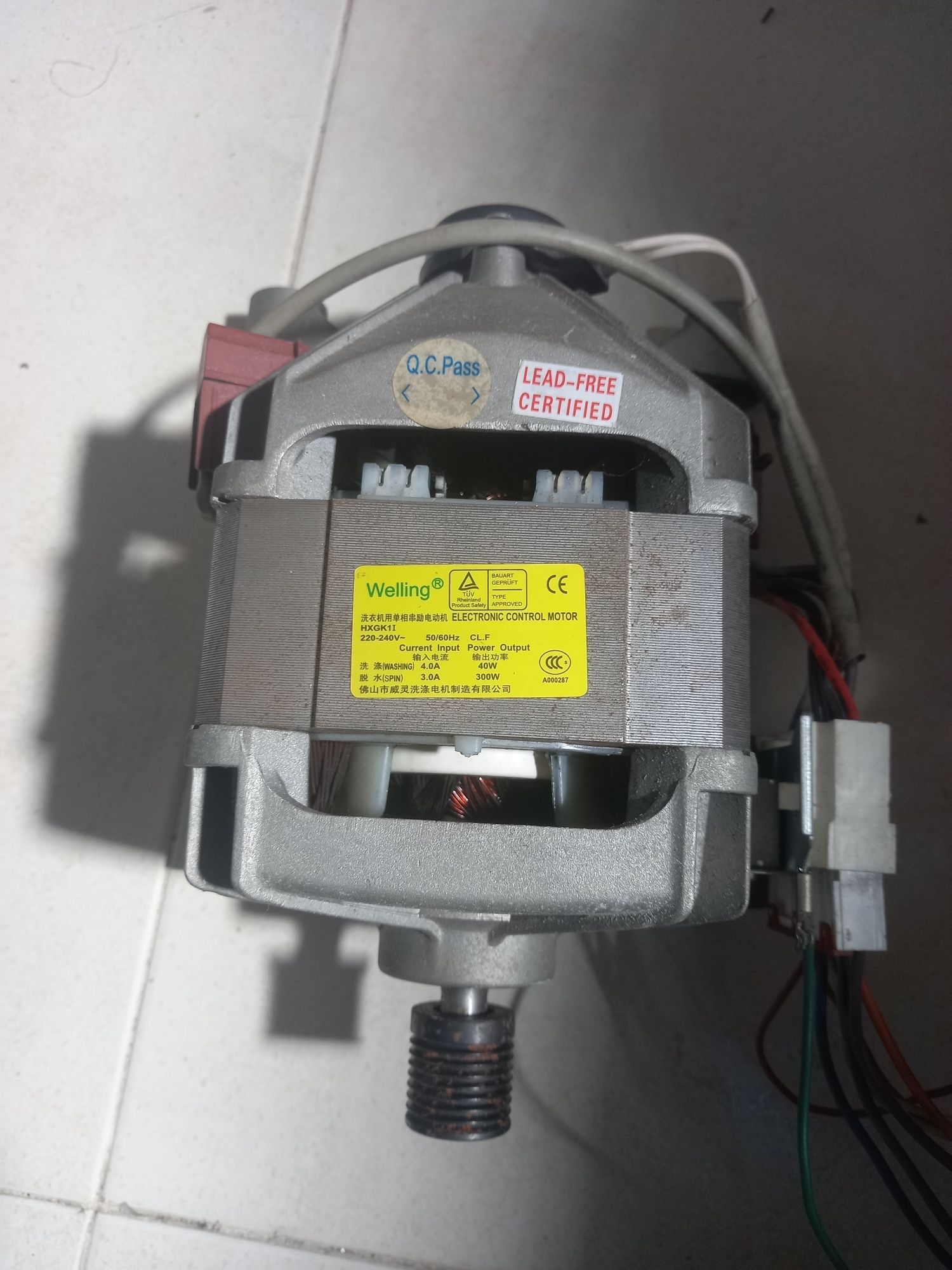 Motor máquina de lavar roupa
