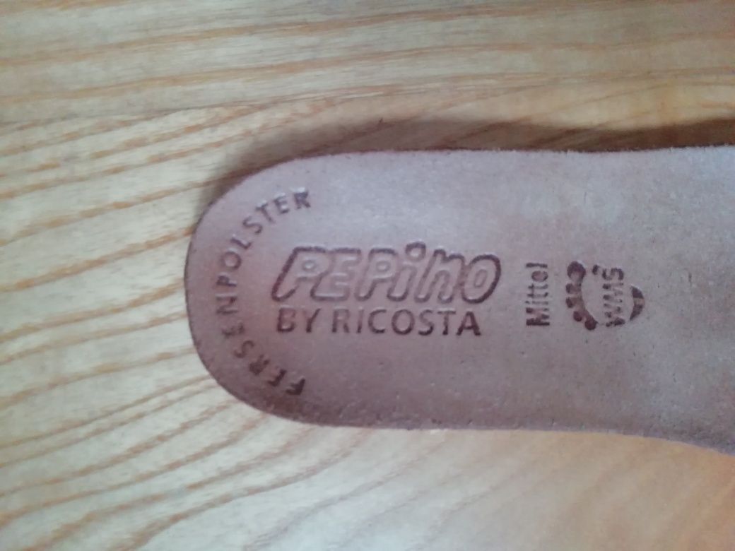 Pepino/Ricosta 24-25 р. 15,7 см Натуральні черевики/кросівки. Шкіра