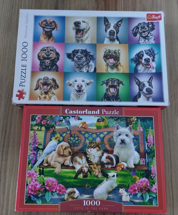 Sprzedam 4x puzzle 1000