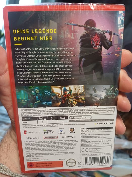 Cyberpunk Nintendo Switch 2, nowa gra.