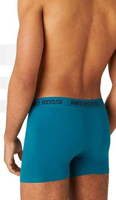 Męskie Bokserki 12-Pak ANTONIO ROSSI Hipster Elastyczny Pas Bawełna S