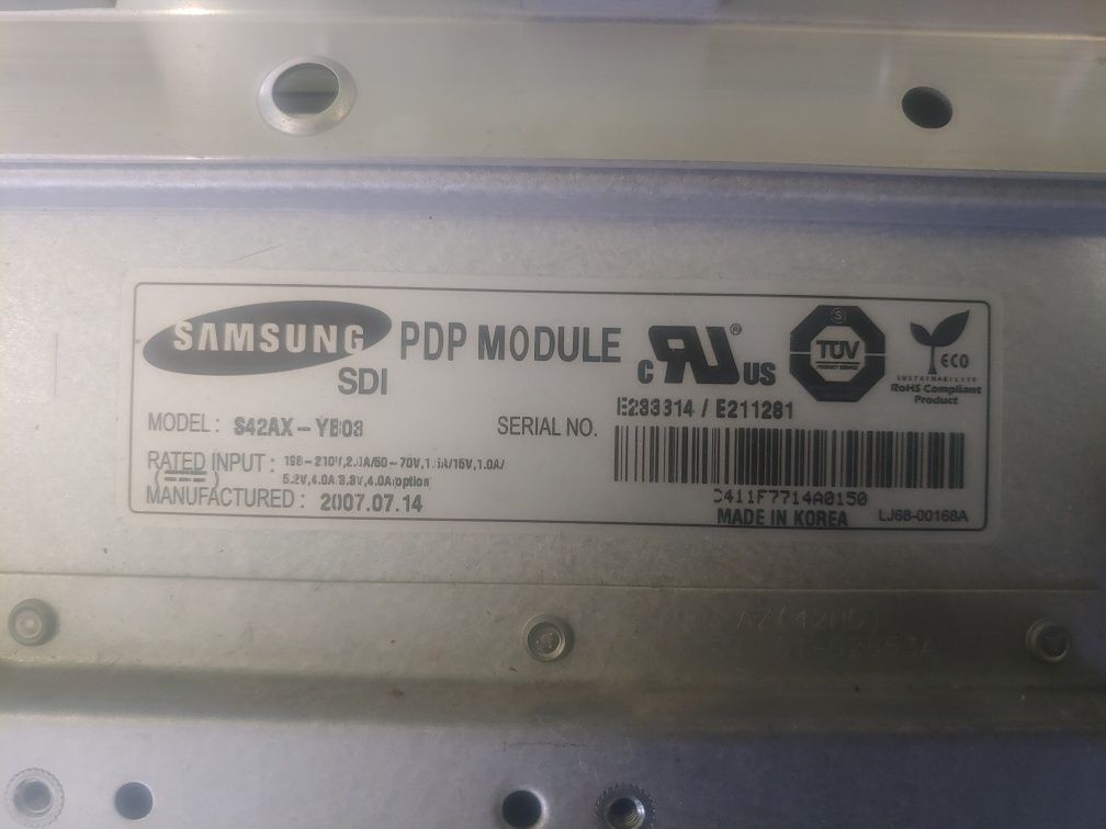 Плати та панель до ТВ Samsung PS-42C91HR