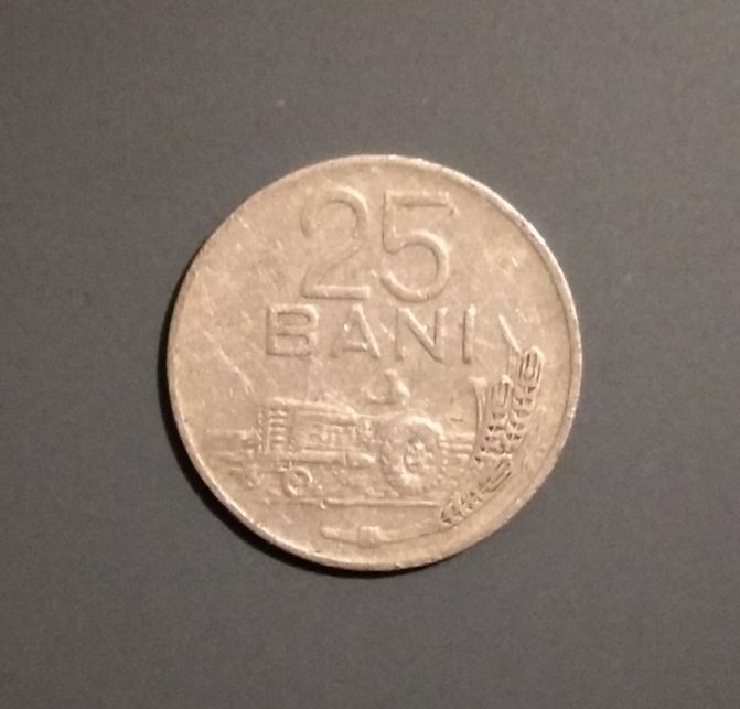 Монета 25 бани, Румыния. Стотинки, Болгария
