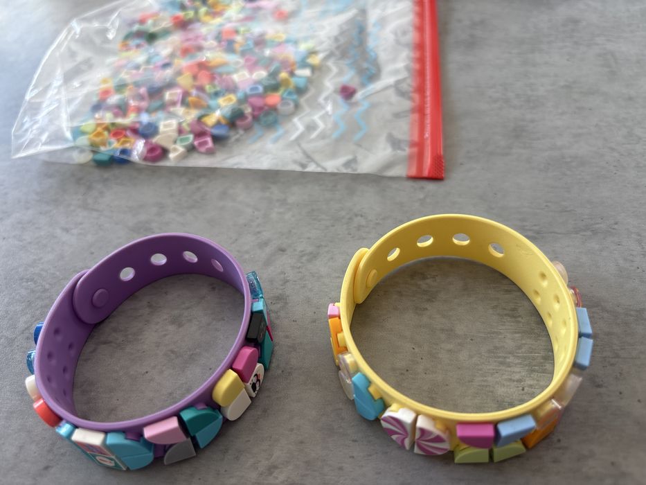 Promocja ! 2 szt Lego dots bransoletki + dodatki