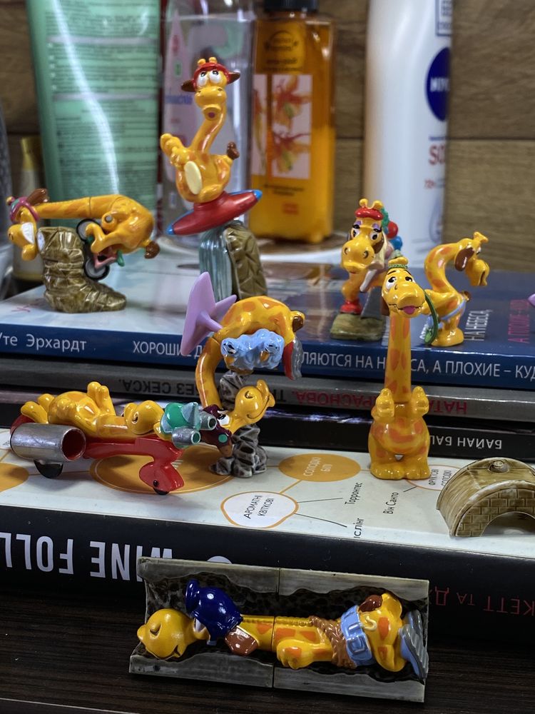 Киндер жирафы коллекция игрушки