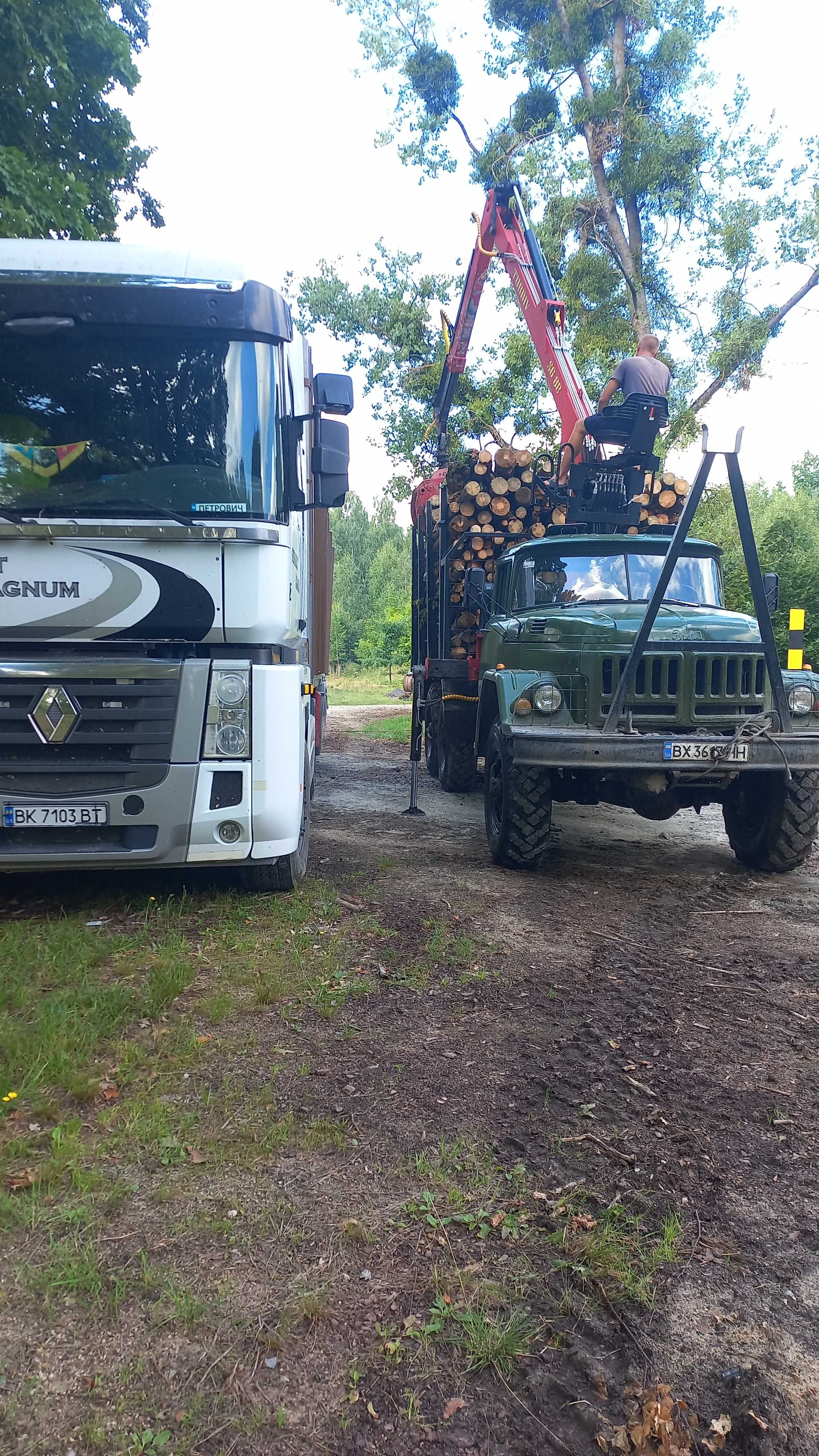 Послуги лісовоза сортиментовоза трубовоза