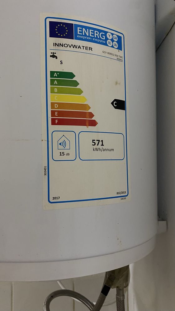 Termoaccumulador eletrico 30L
