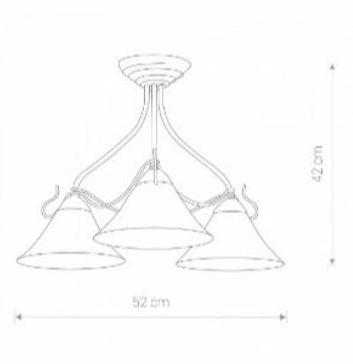 Żyrandol lampa sufitowa
