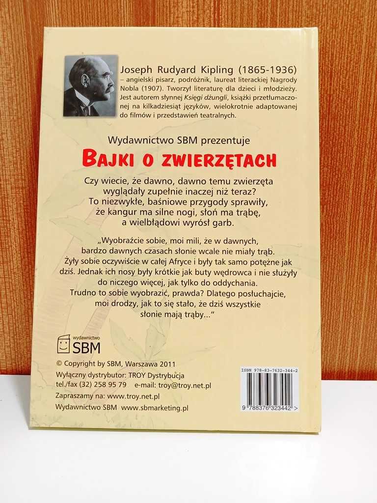 BAJKI O ZWIERZĘTACH Rudyard Kipling, Książka dla dzieci