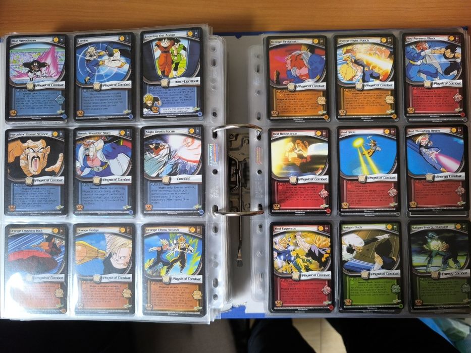 Karty Dragon Ball Z CCG SCORE niemal kompletna Babidi saga 1-121