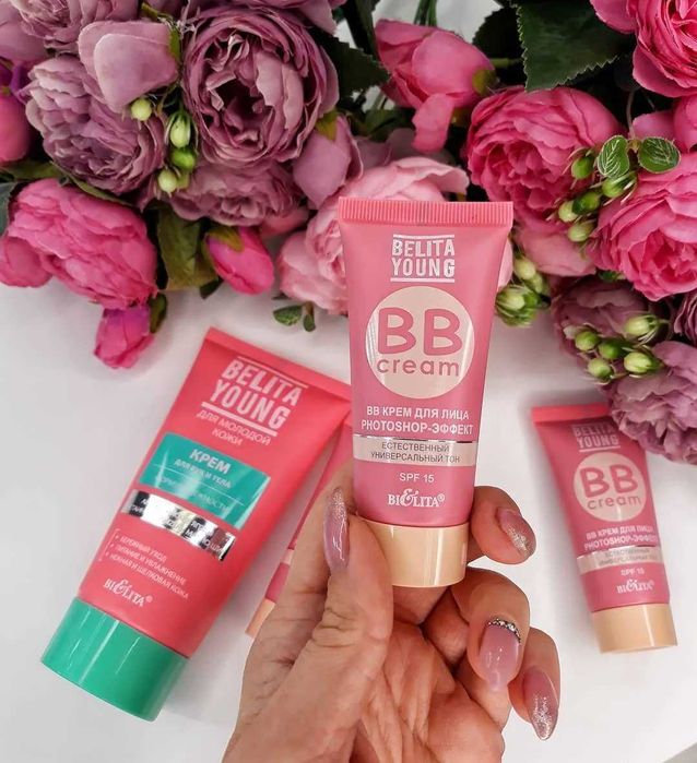 ВВ крем тональний для обличчя Belita Young PHOTOSHOP Беліта фотошоп