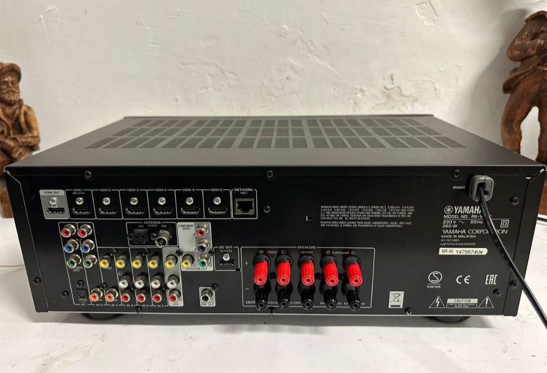 5.1 AV Amplituner Yamaha rx v 477, 130 Wat , HDMI USB 4K 3D