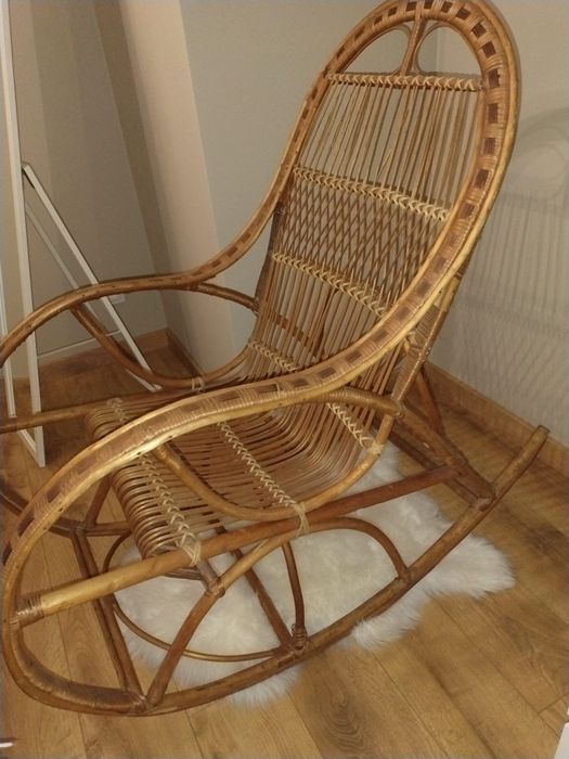 Sprzedam Fotel bujany Wiklinowy