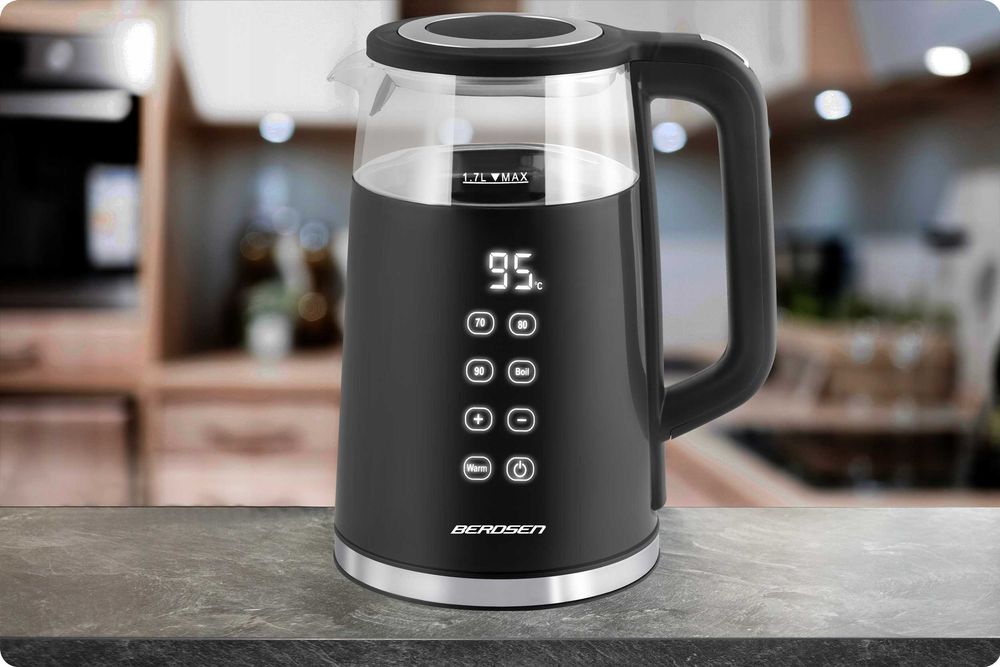 Czajnik Elektryczny 1,7L 2200W Z Regulacją Temperatury Panel Dotykowy