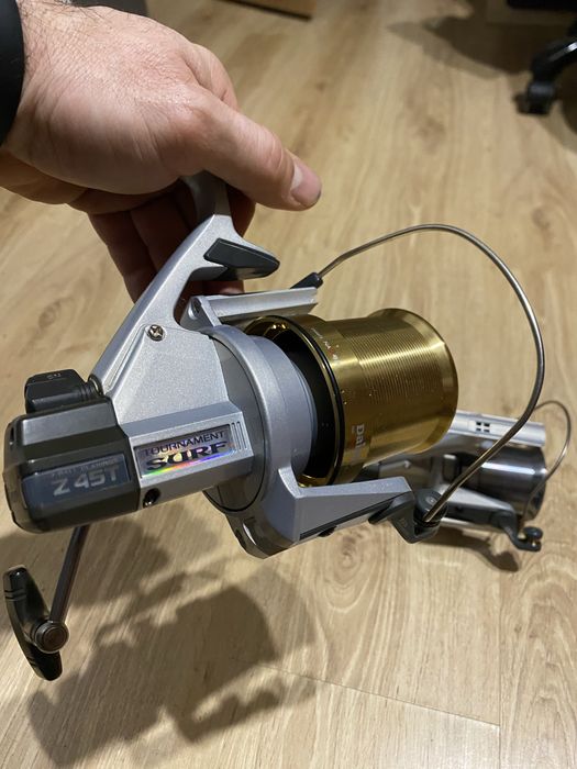 2 x Daiwa Tournament Z45T po konwersji ze szpulą i hamulcem QD (Basia)