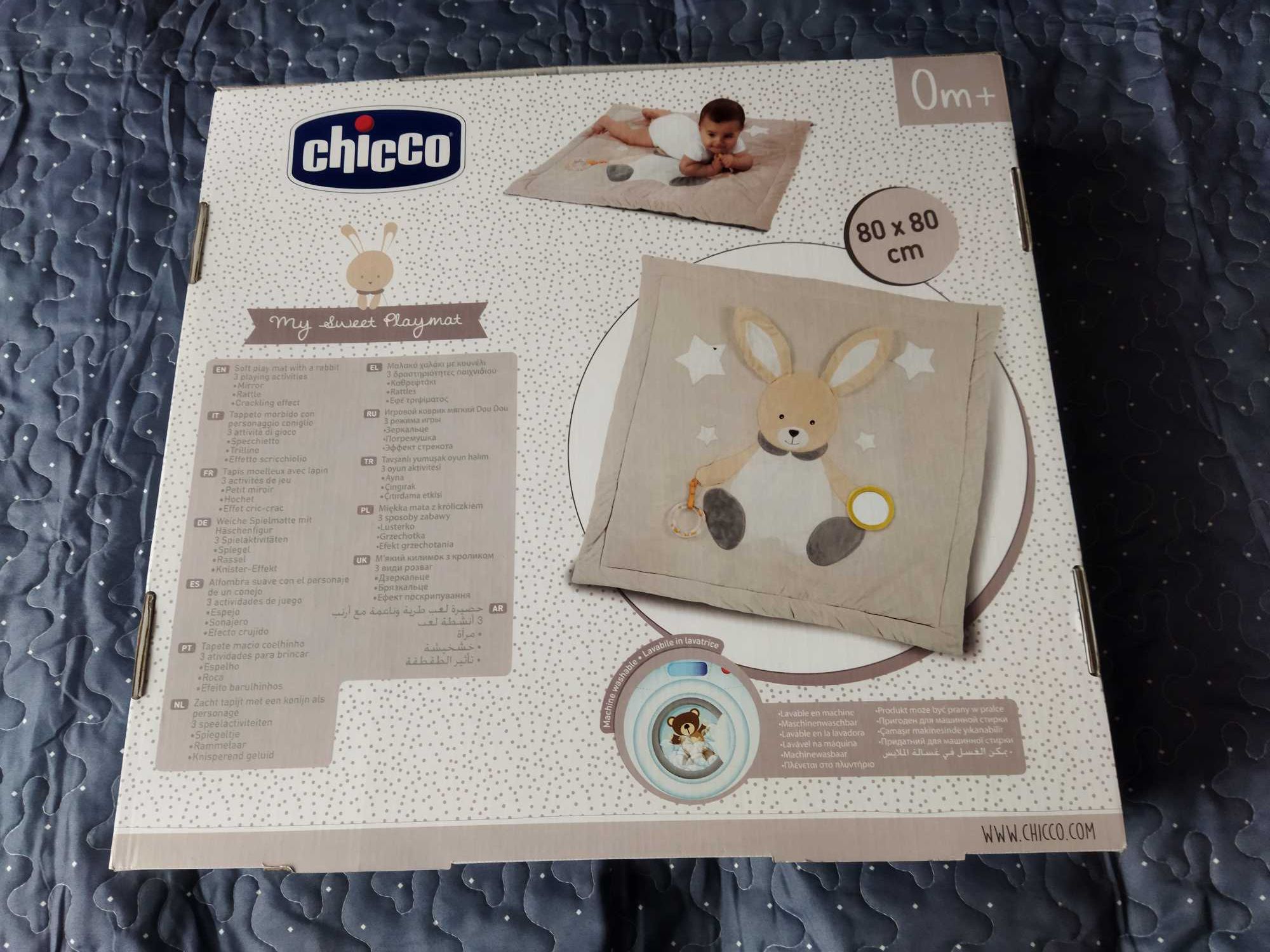 Mata edukacyjna Chicco My Sweet DouDou - króliczek, dla niemowlaka