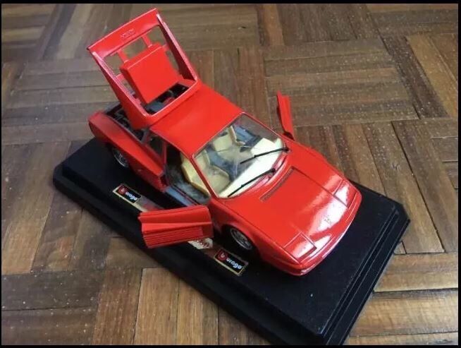 2 Réplicas Ferrari F40 & Ferrari Testarossa 1/24 BURAGO