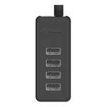 Adapter Hub Orico W5P-100 Usb  Do 4X Usb 2.0 (Czarny)