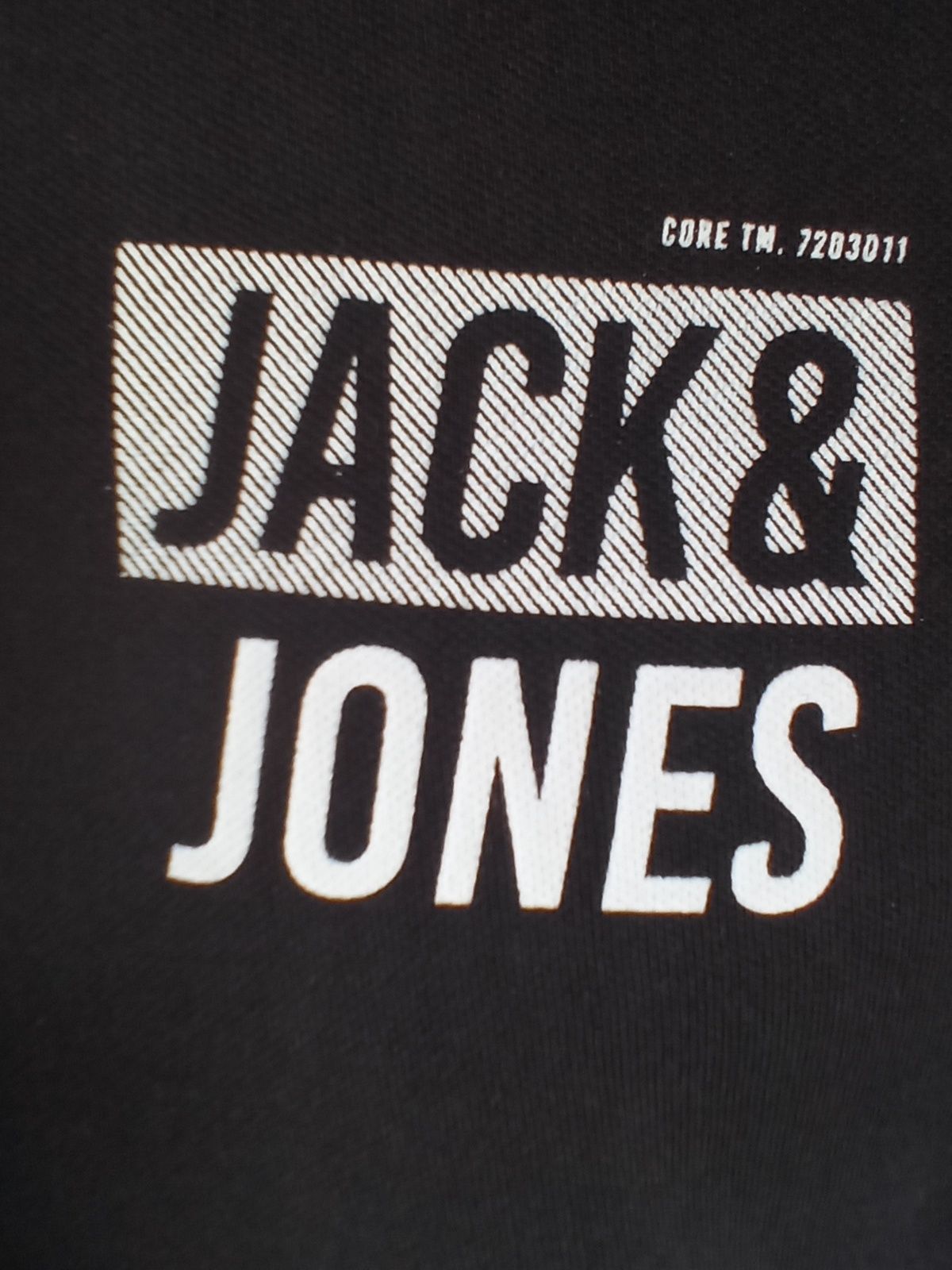Czarna męska polówka , logo Jack& Jones rozm.M/L