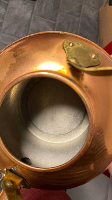 Чайник медный с деревянной ручкой Portugal , 1,2 литра