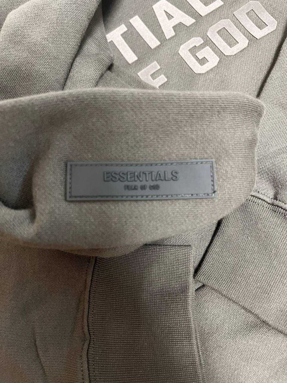 Худи essentials fw2022 off black fog fear of god