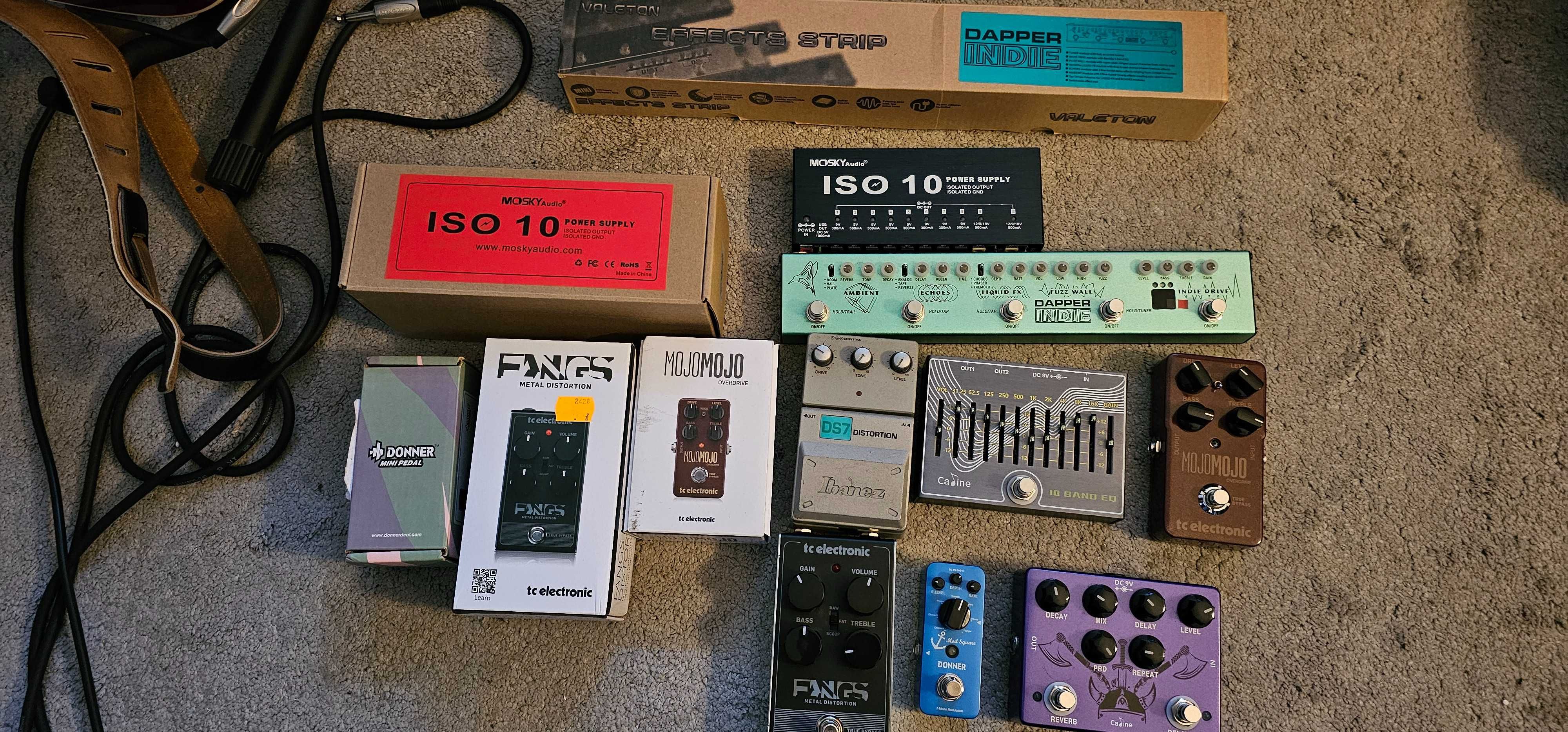 PEDALBOARD-delay, reverb, chorus, distortion, overdrive, flanger-pojed