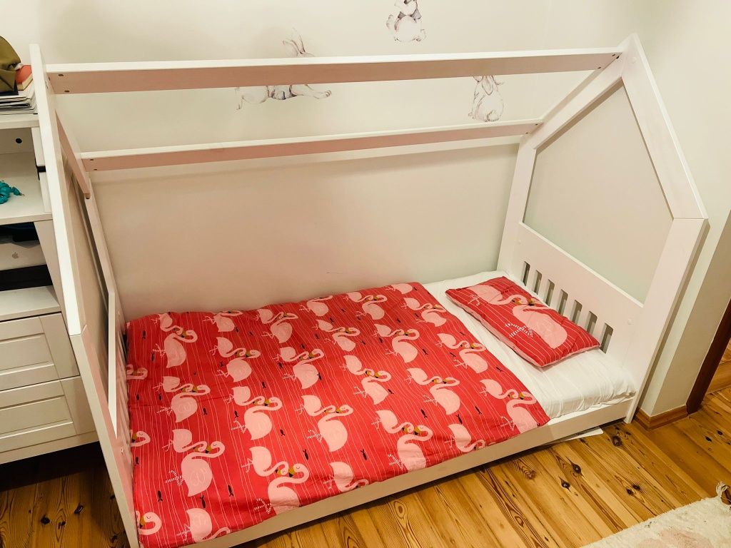Łóżko podłogowe typu domek materac gratis!!