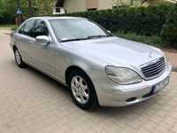 Mercedes Klasy S 2003 r.; 3.2 benzyna+gaz/Zadbany/Sprawny/Full Opcja