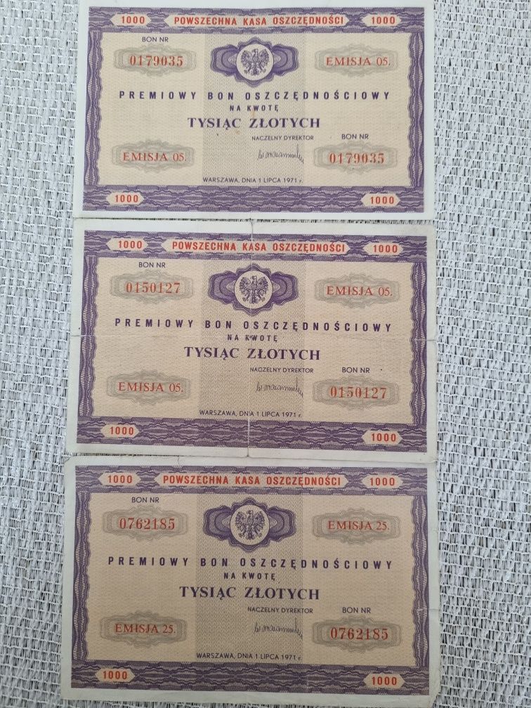Premiowy bon oszczędnościowy PRL
