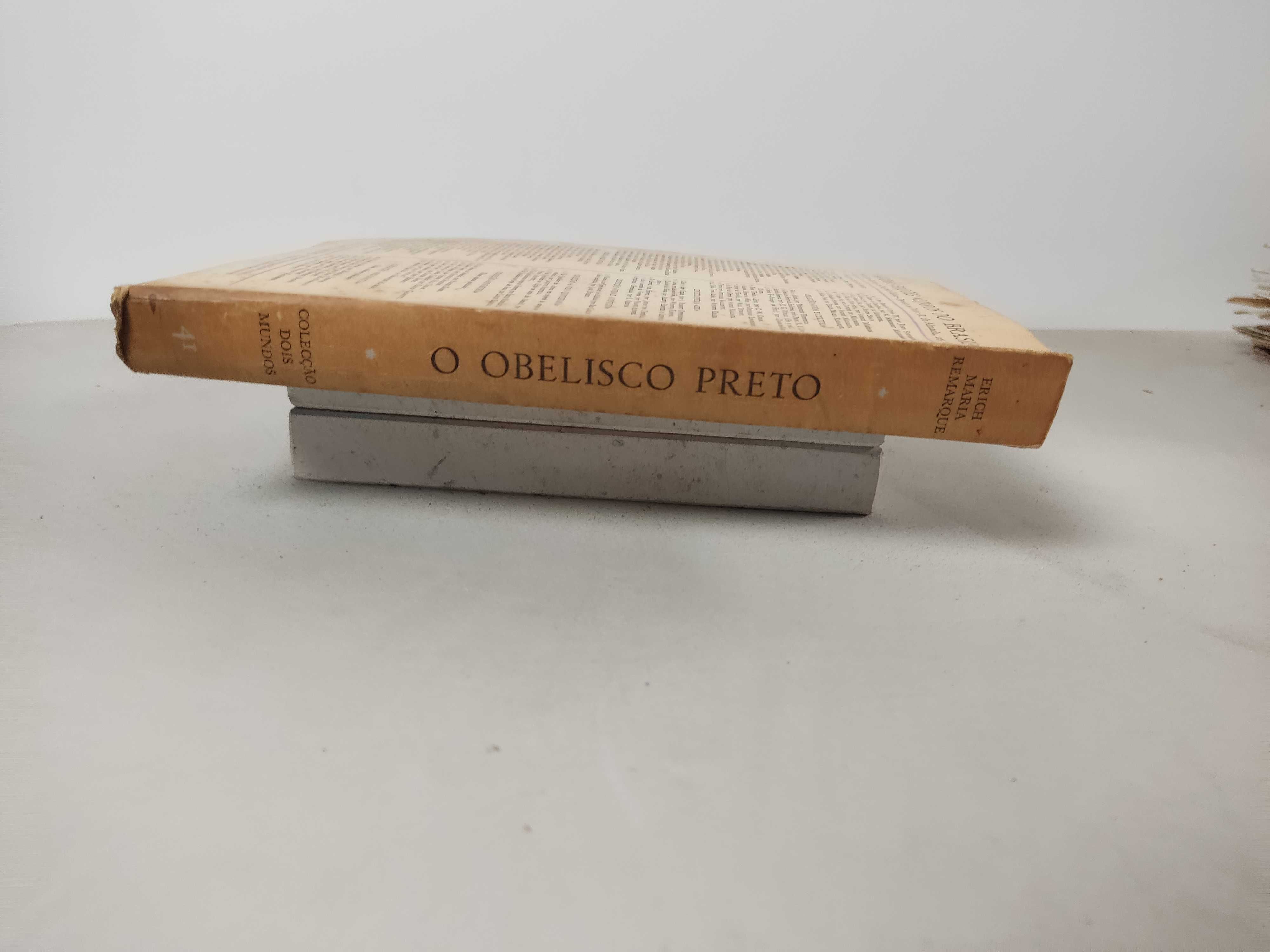 Livro REF-PA2 -  Erich Remarque - O Obelisco Preto