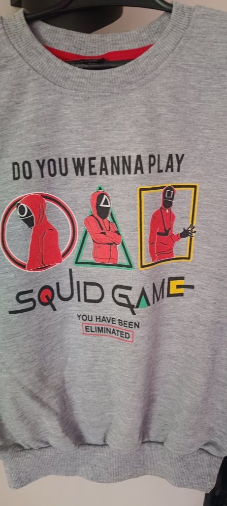 Bluza SQUID Game dla chłopca rozmiar 122 cm