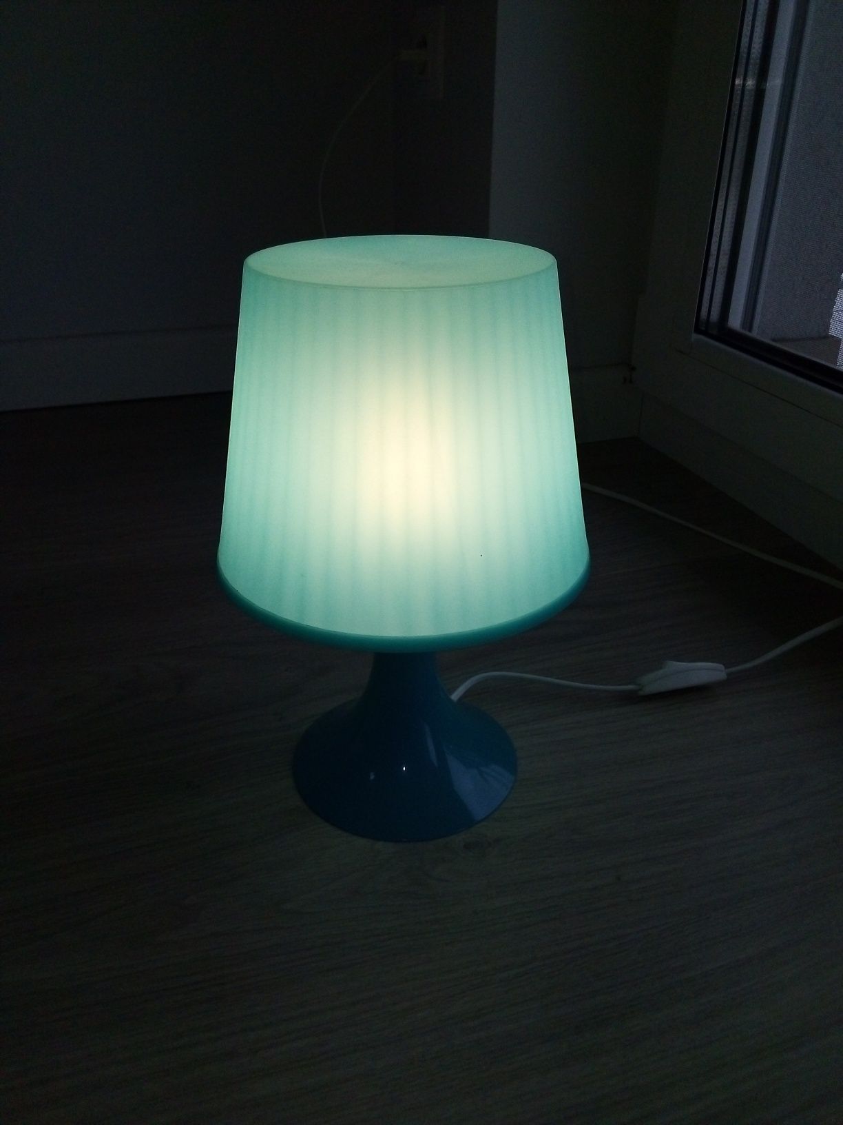 Lampa Lampan Ikea niebieska