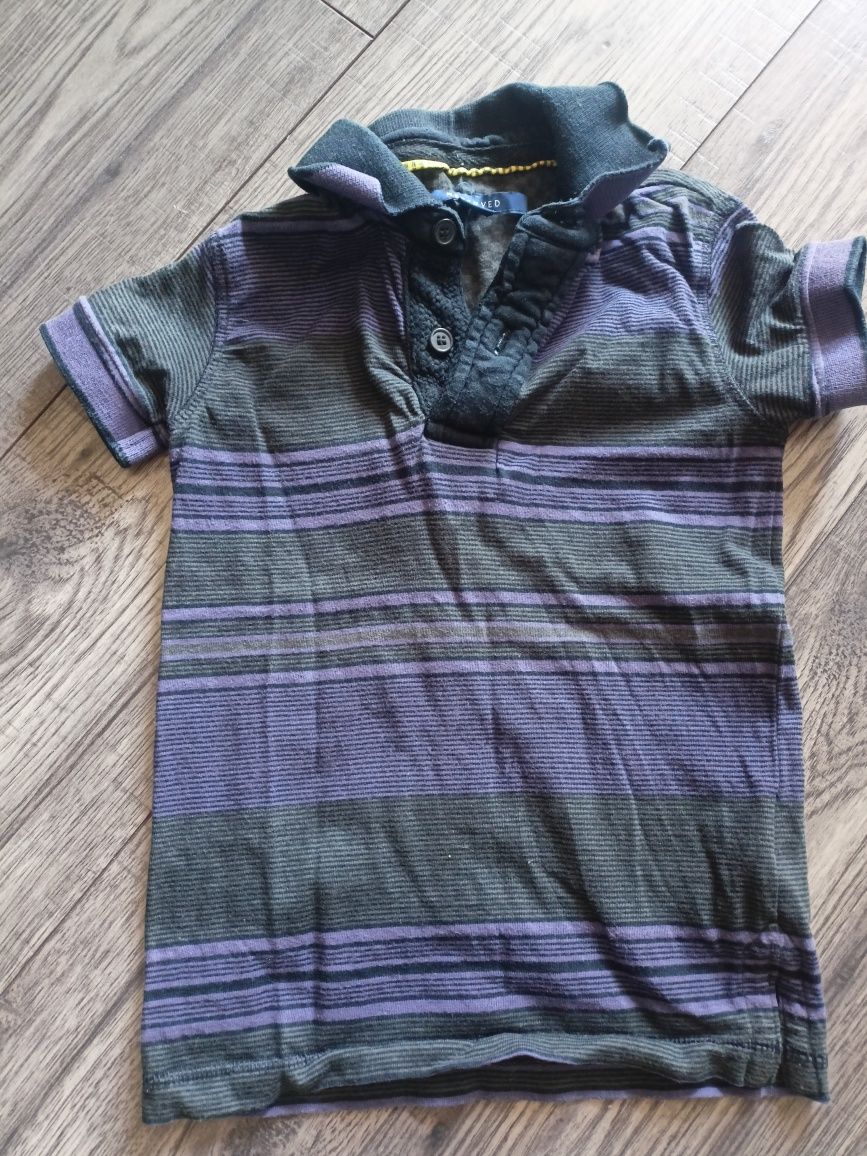 Koszulka polo 90 / 92 polówka dla chłopca Reserved rozpinana guziki