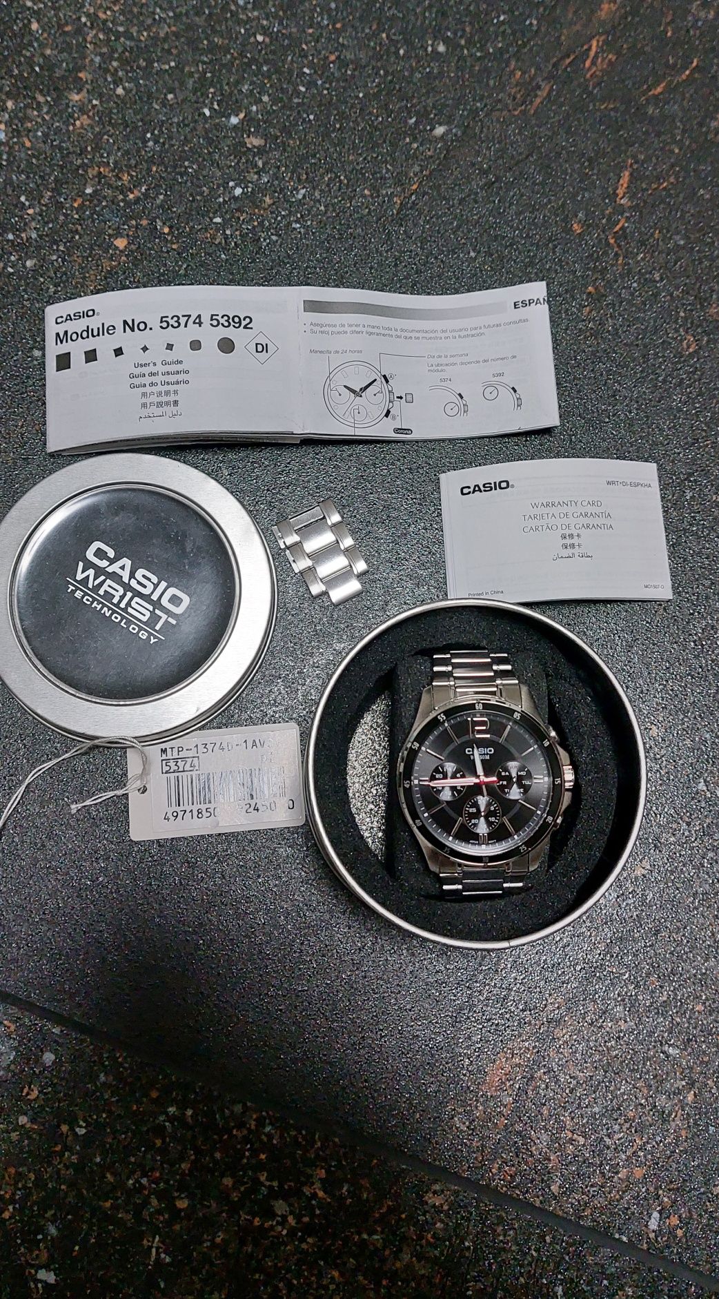 Годинник Casio MTP-1374D-1AVDF | НОВИЙ | Гарантія 2роки |