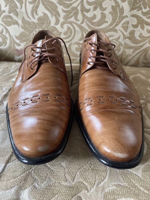 Взуття, туфлі чоловічі Luciano Bellini 43 класичний бежевий колір