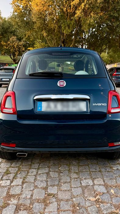 Fiat 500 Hybrid Azul