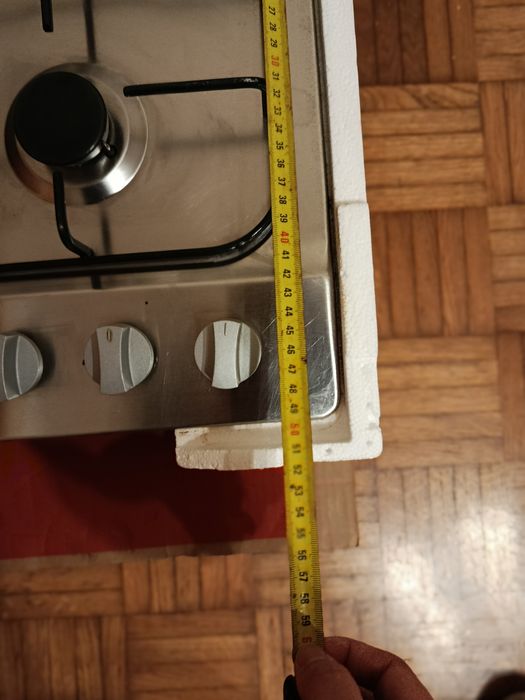 Placa a gás natural 58cmx49,5cm