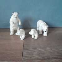 Figurki schleich niedźwiedzie polarne, 4szt