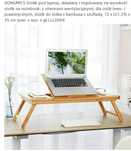Stolik pod laptopa, składany,regulowany z szufladą 72szex(21-29wys)x35