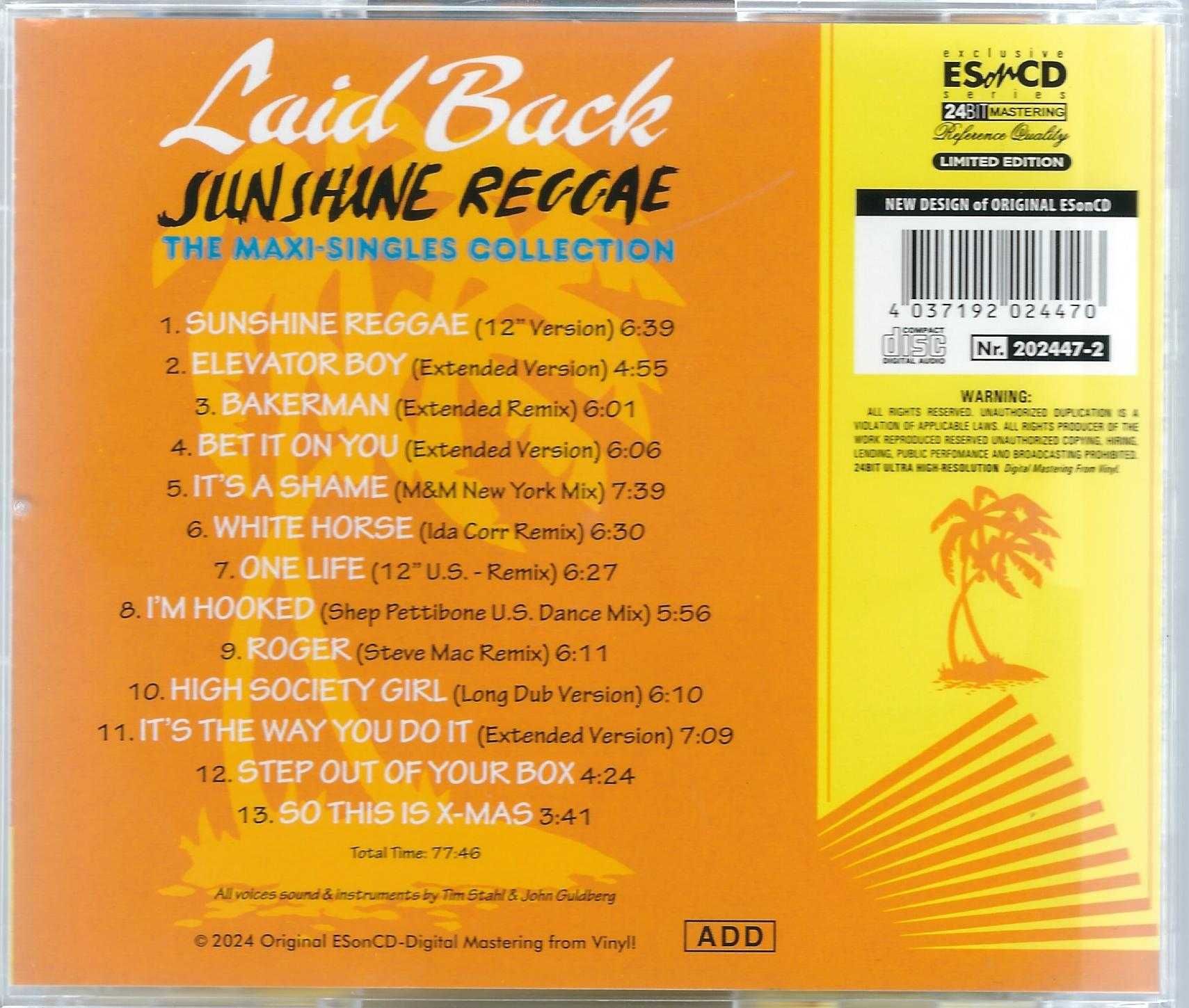 CD Laid Back - Sunshine Reggae-The Maxi-Singles Collection (2024) (ESo
