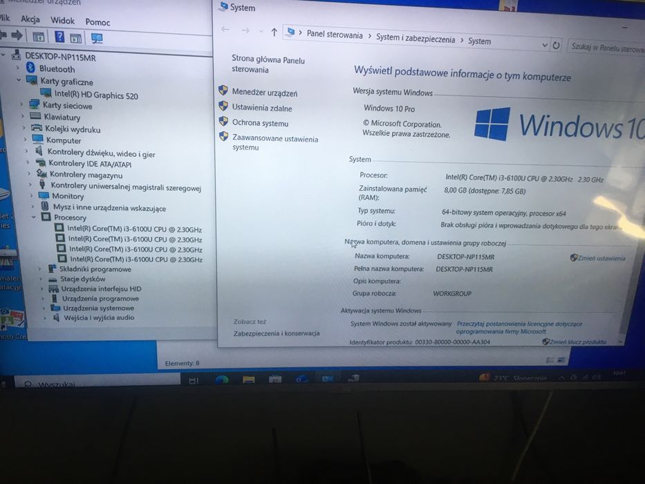 Notebooki Win 7 Diagnostyka SSD HDMI Mini PC i3