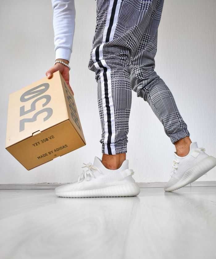 Кроссовки мужские Adidas Yeezy Boost 350 White/Кросівки Чоловічі Ізі