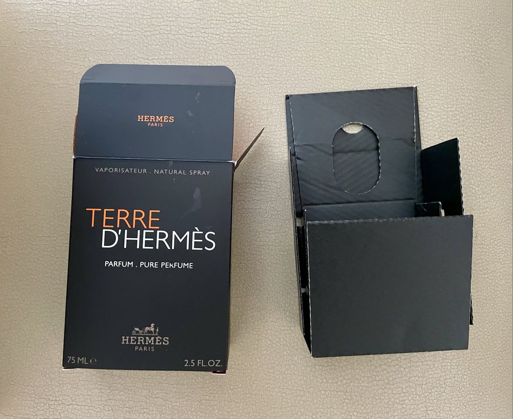 Terre D’Hermes Parfum 75ml Oryginalne pudełko Hermes perfumy