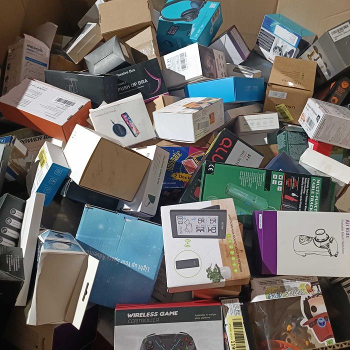 Palety Mix Amazon Elektronika/Dom/Ogród/Sport/Zwierzak/Światło/Chemia